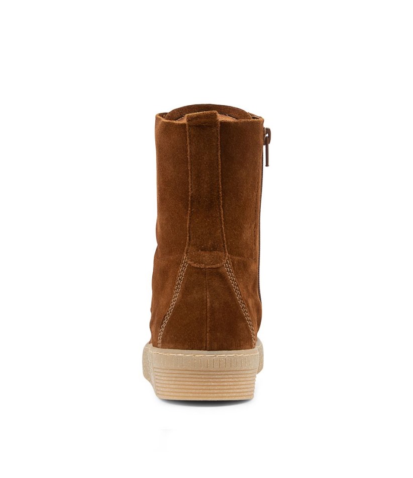 Gabour | Bottines Exclusives Arca En Daim Cognac